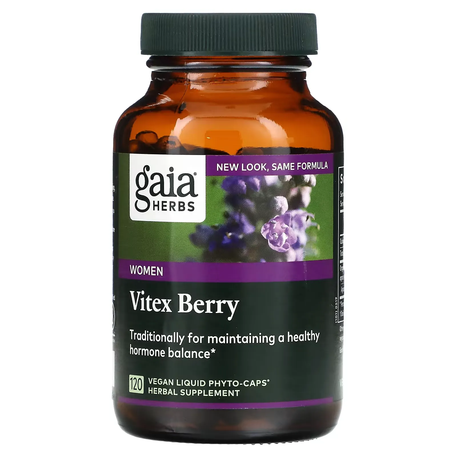 Vitex Berry for Women, 120 Vegan Liquid Phyto-Caps