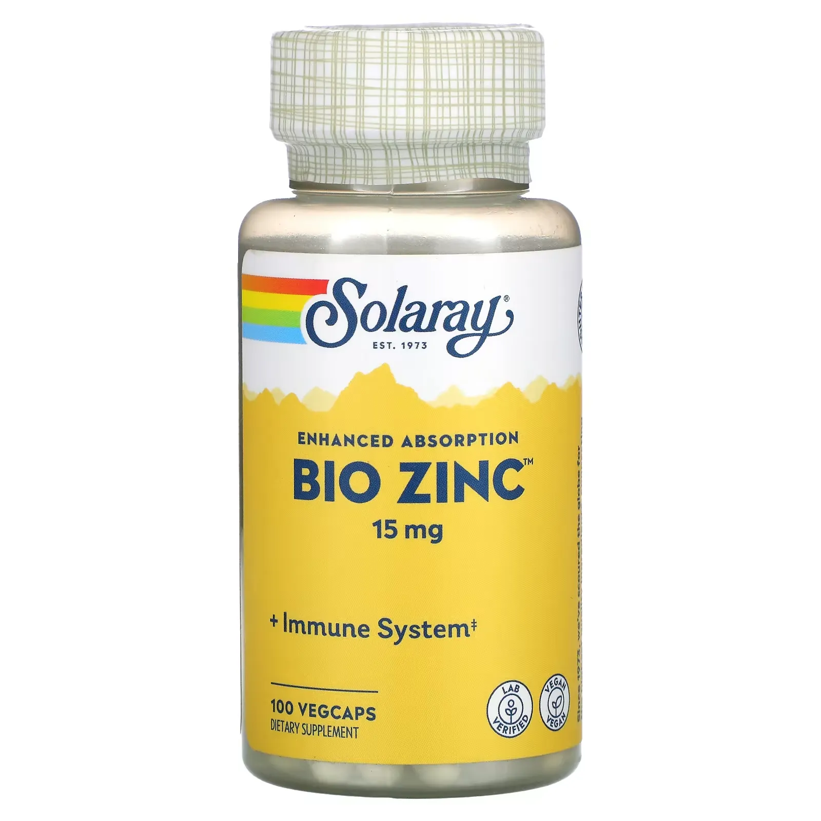 Bio Zinc, 15 mg, 100 VegCaps