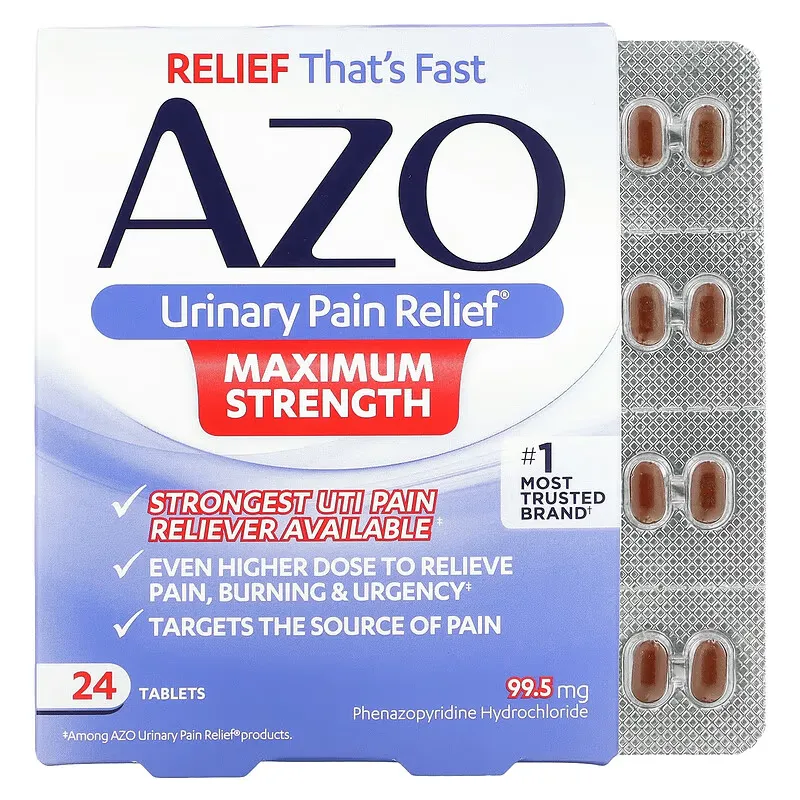 Urinary Pain Relief, Maximum Strength, 24 Tablets