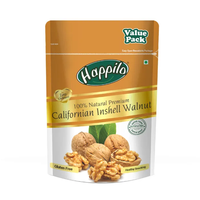 Happilo Premium Natural Californian Inshell Walnut (Value Pack)