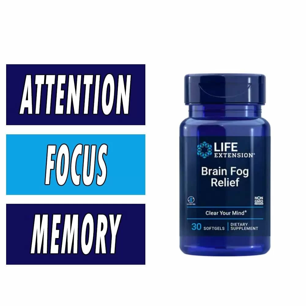 Life Extension Brain Fog Relief - 30 Softgels