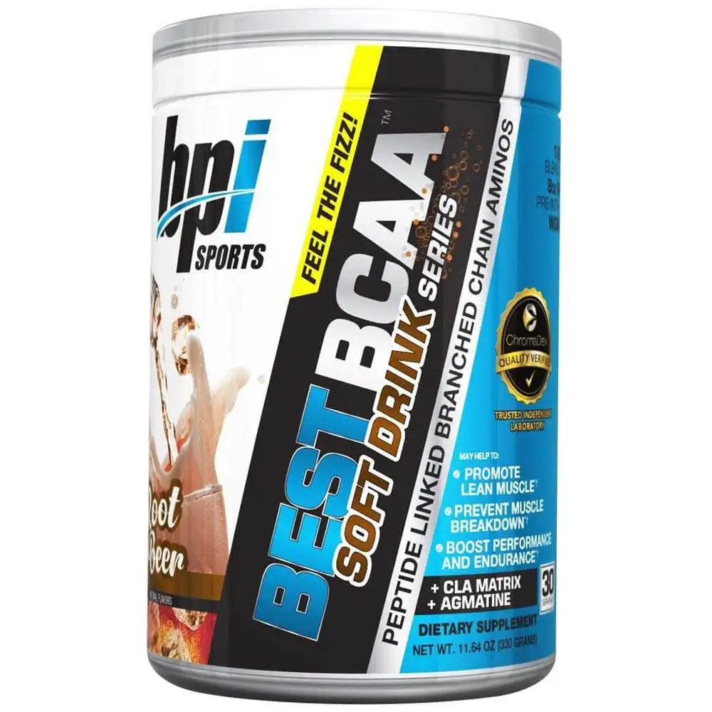 BPI Sports Soft Drink Series Best Bcaa,  0.66 lb  30 Servings  Root Beer