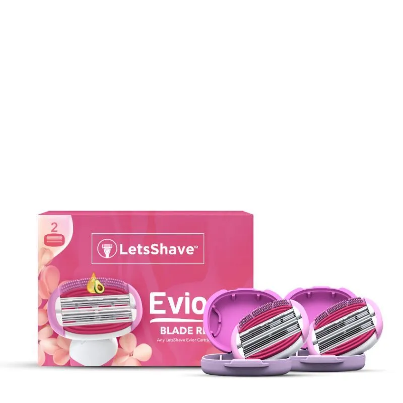 LetsShave Evior 6 Razor Blades (Pack of 2)