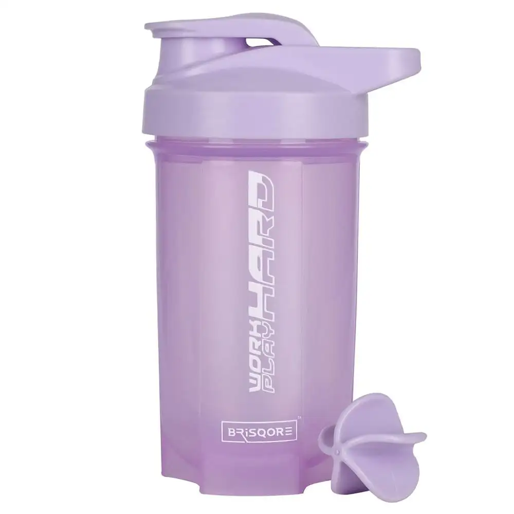 GHC Brisqore Smart Classic Leakproof Protein Shaker,  Purple  500 ml