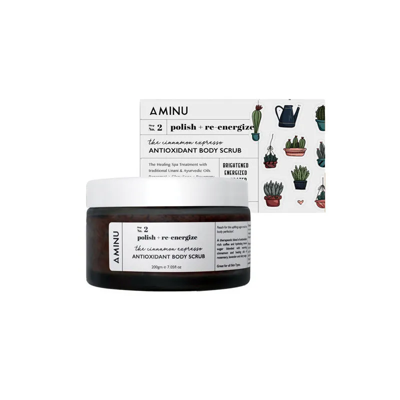 Aminu Antioxidant Body Scrub for Relaxing, Anti-Cellutlite & Polishing