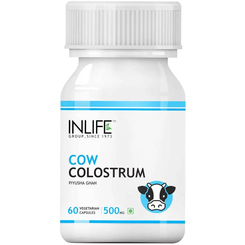 INLIFE Cow Colostrum,  60 veggie capsule(s)