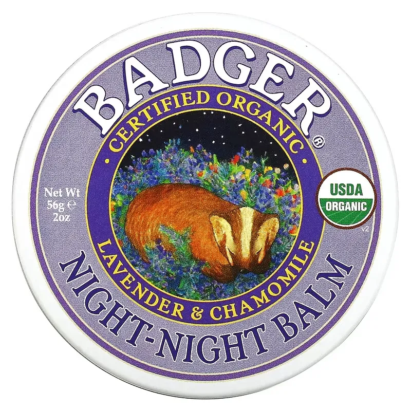 Organic, Night-Night Balm, Lavender & Chamomile, 2 oz (56 g)