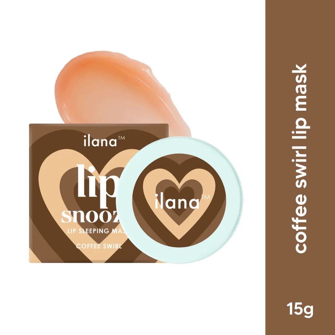 Ilana Lip Snooze Overnight Healing Vegan Lip Mask - Coffee Swirl