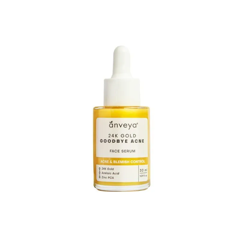 Anveya 24k Gold Goodbye Acne Face Serum