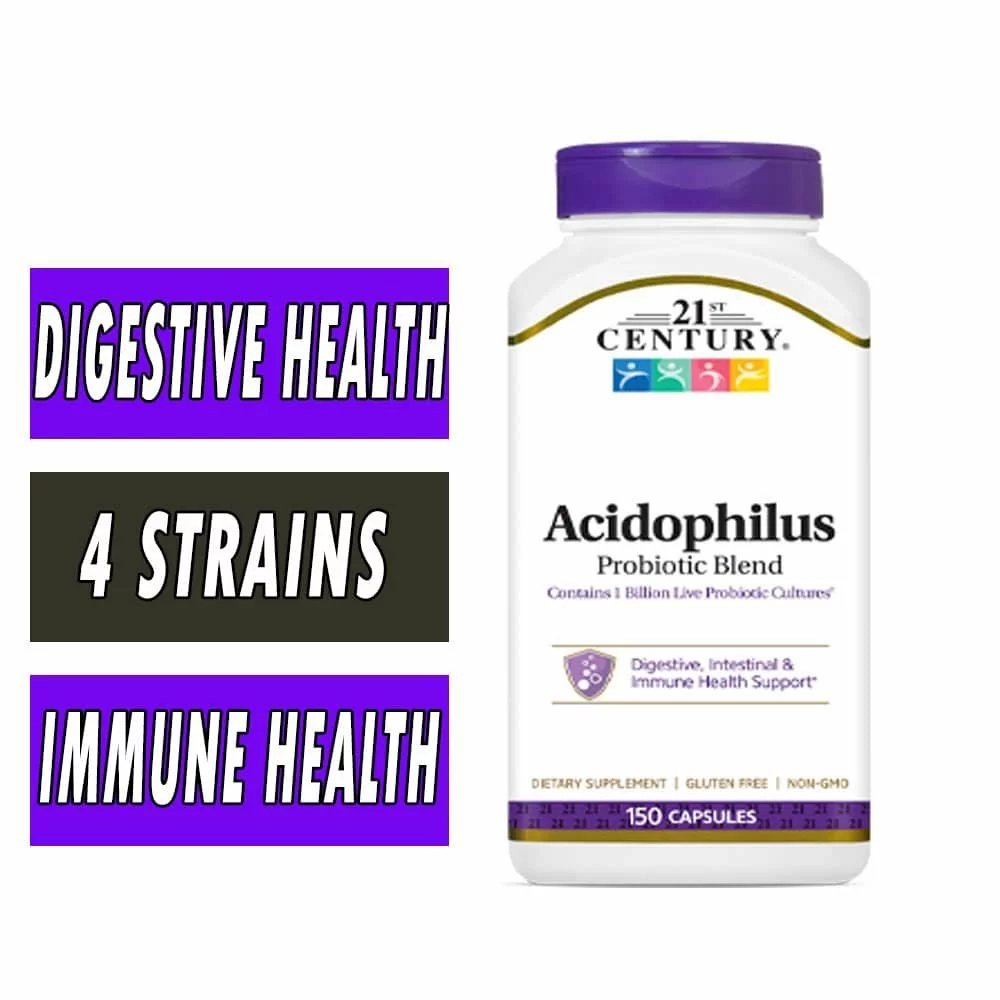 21st Century Acidophilus Probiotic Blend - 100 Capsules