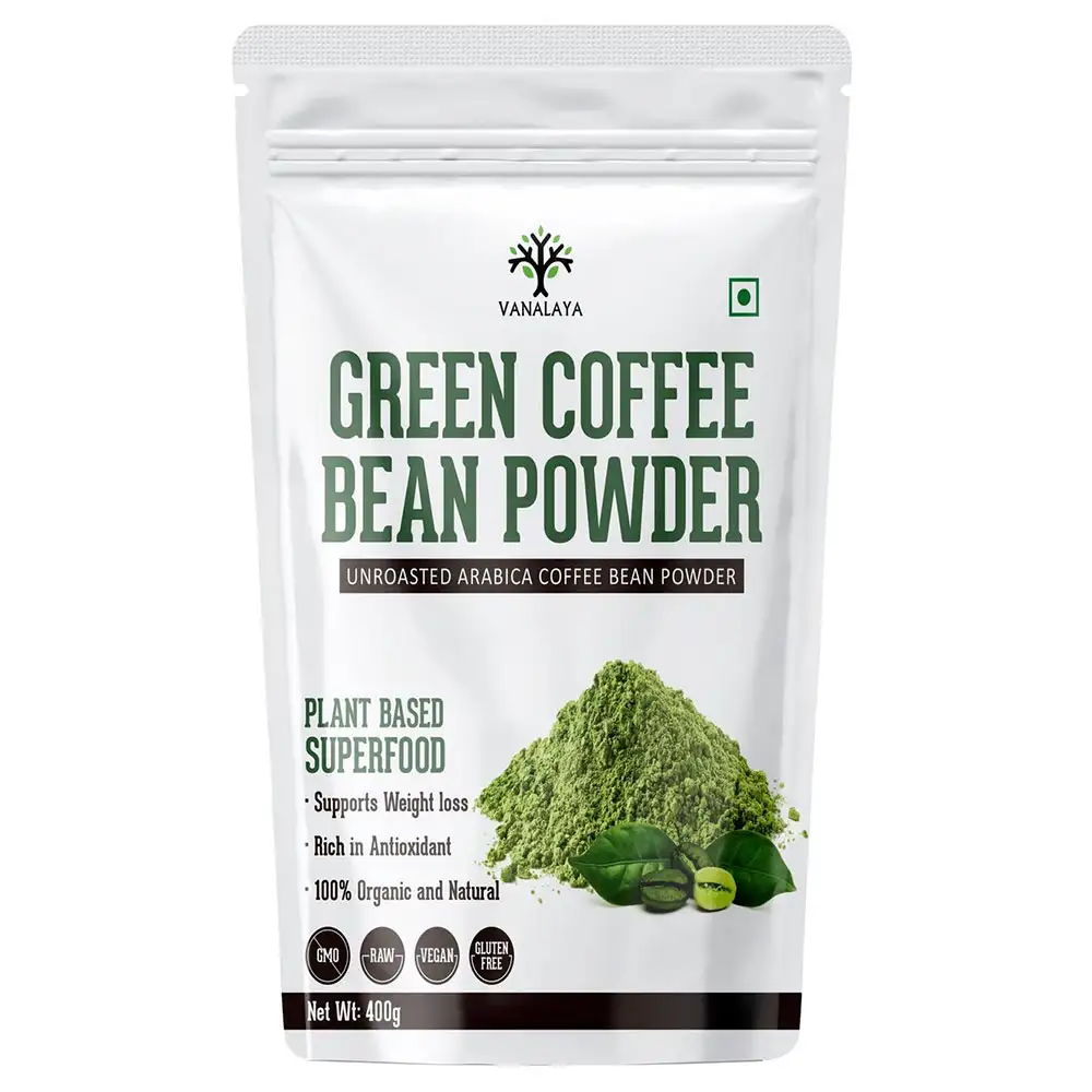 Vanalaya Green Coffee Bean Powder,  400 g  Unflavoured