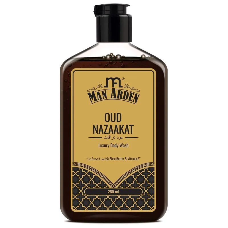 Man Arden Oud Nazaakat Luxury Body Wash Infused With Shea Butter & Vitamin E