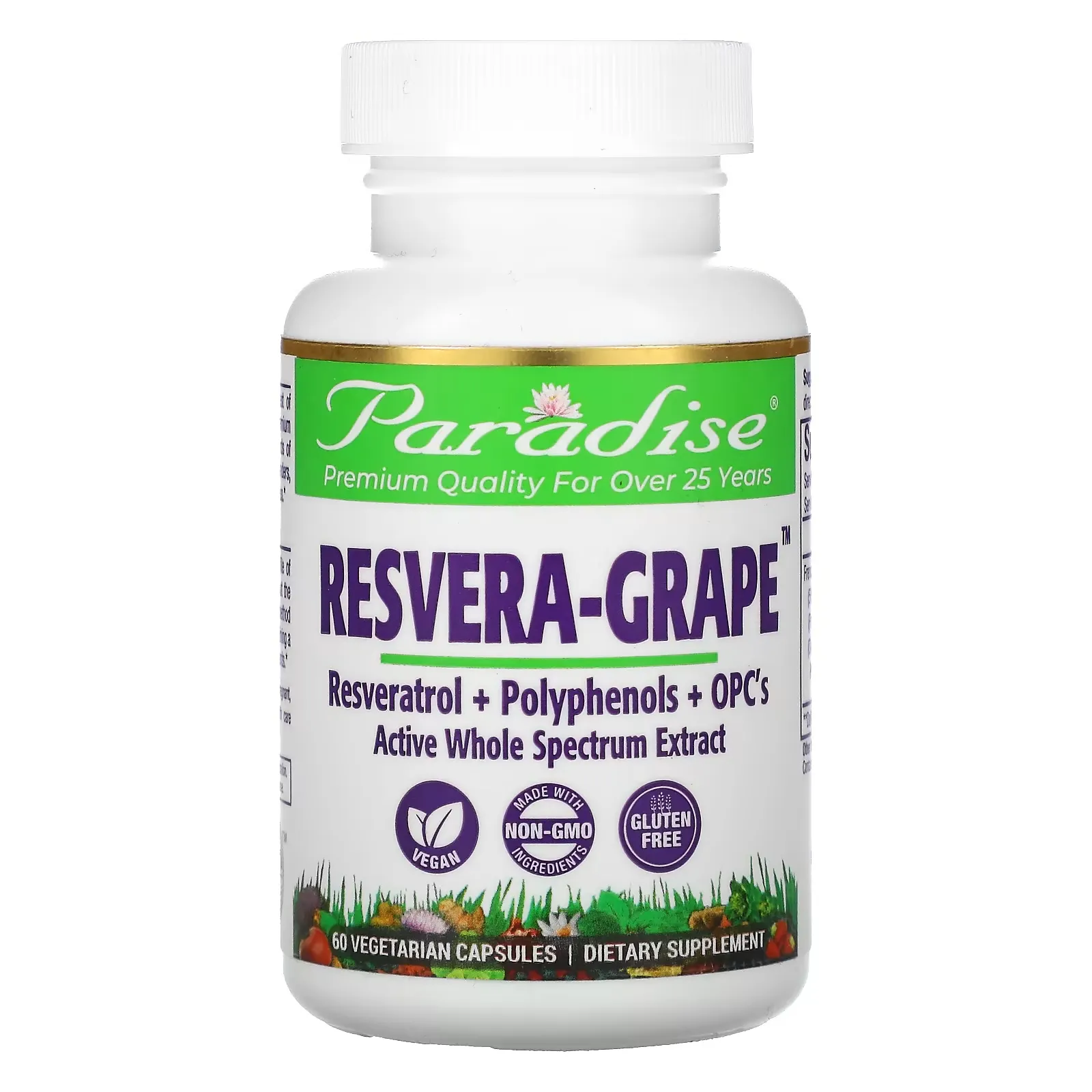 Resvera-Grape, 60 Vegetarian Capsules