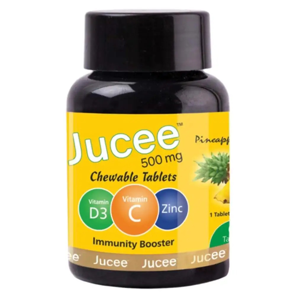 Jucee Immunity Booster,  60 chewable tablet(s)  Delicious Pineapple