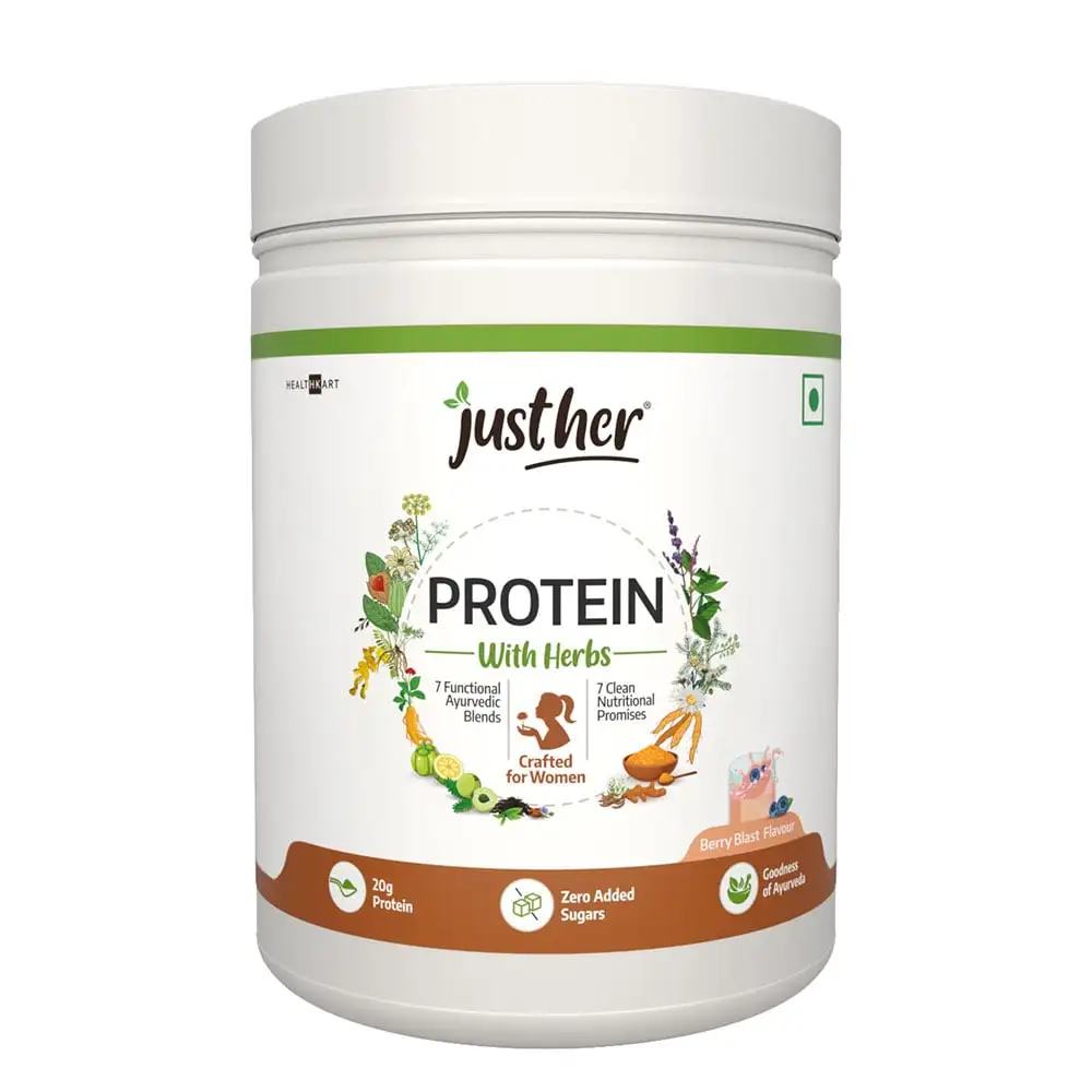 JustHer Protein with Herbs for Women,  1.1 lb  Berry Blast