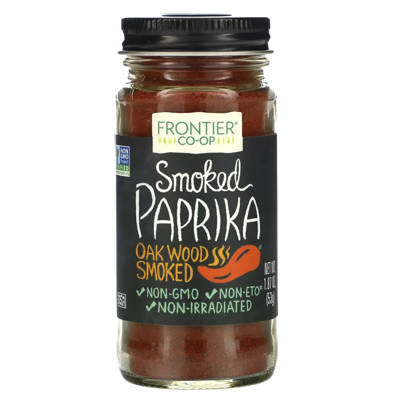 Smoked Paprika, Oak Wood Smoked, 1.87 oz (53 g)