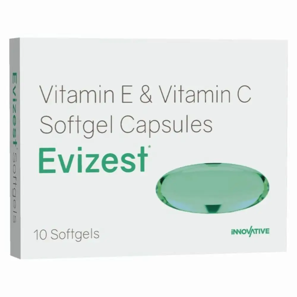 Evizest Vitamin E and Vitamin C,  10 softgels