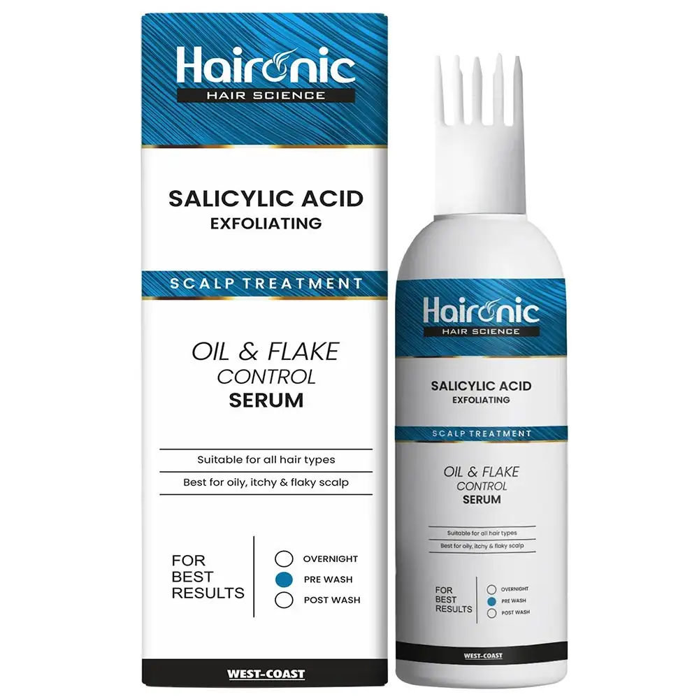 Haironic Salicylic Acid Exfoliating Scalp Oil & Flake Control Hair Serum,  100 ml  Pre Wash