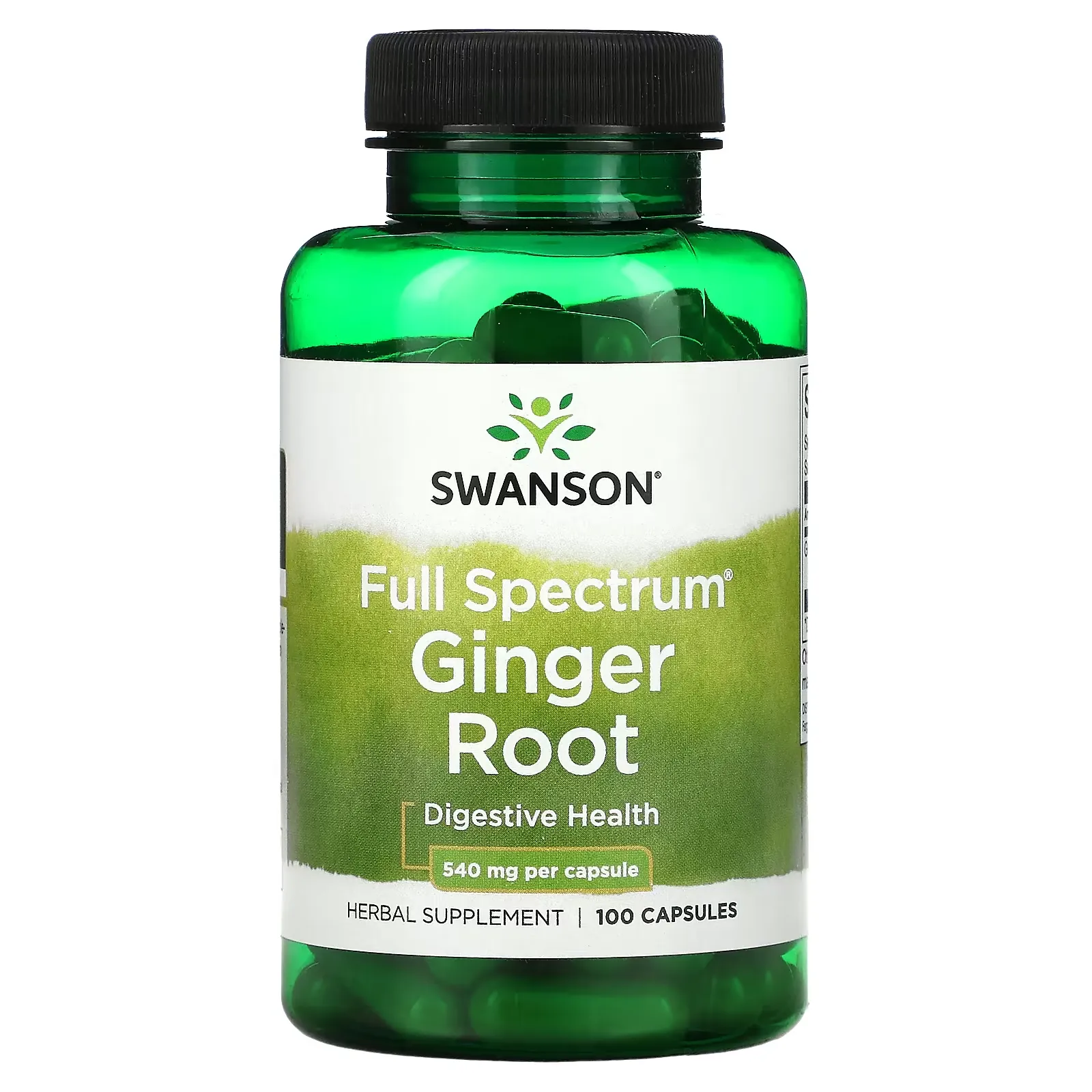 Spectrum Ginger Root, 540 mg, 100 Capsules