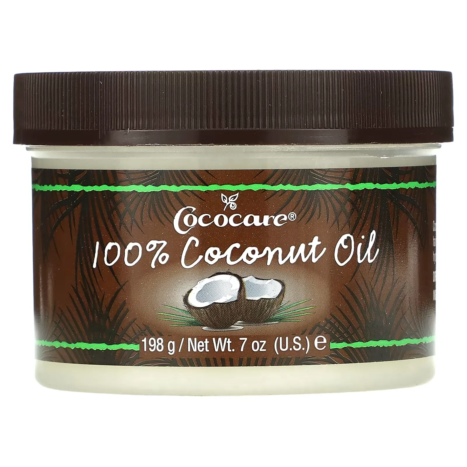 100% Coconut Oil, 7 oz (198 g)