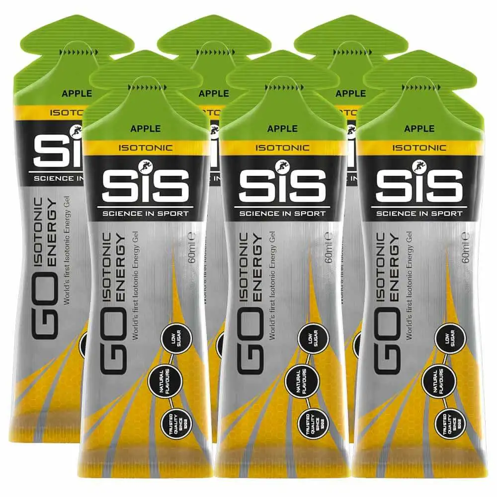 Science In Sport SIS Gel Go Isotonic Energy,  6 Piece(s)/Pack  Apple