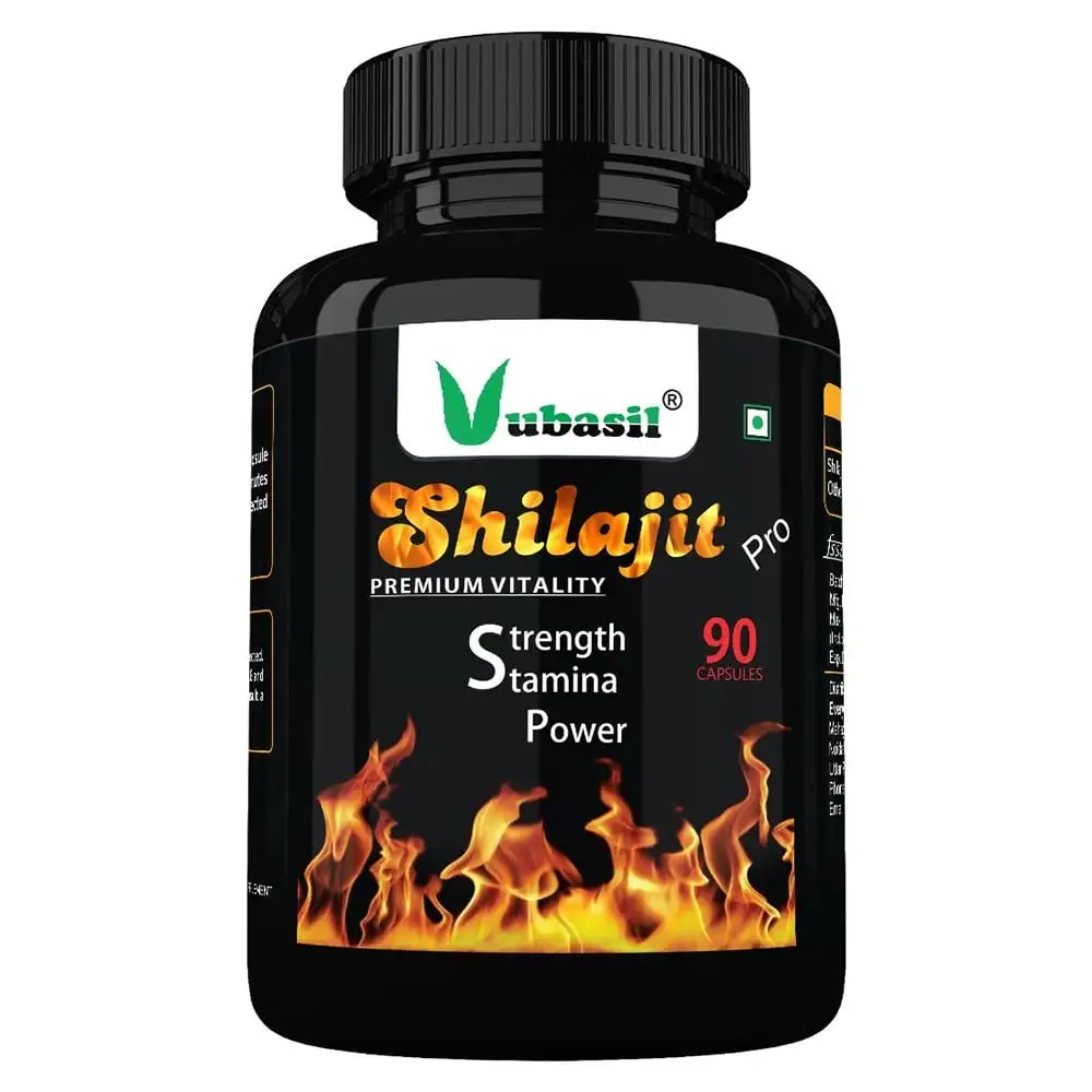 Vubasil Shilajit Pro - 800 mg,  90 capsules