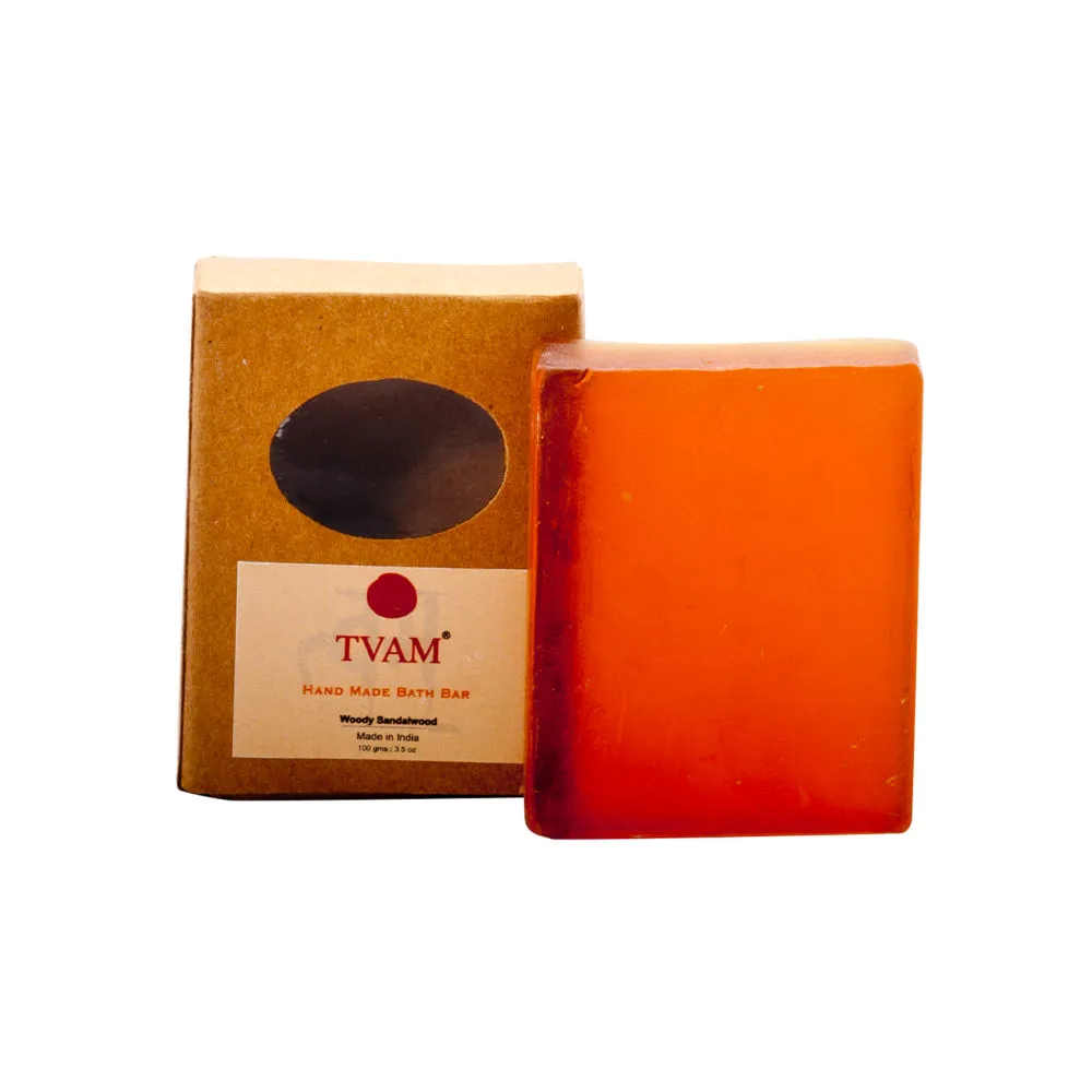 TVAM Woody Sandalwood Handmade Bath Bar