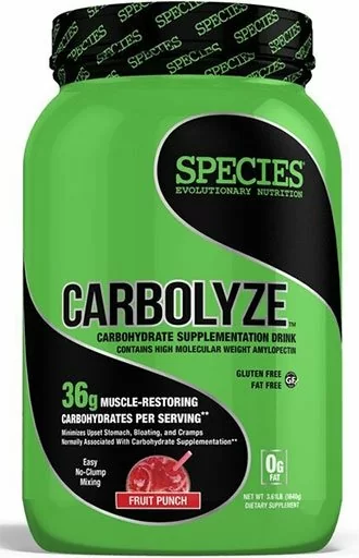 Carbolyze, By Species Nutrition, Fruit Punch, 40 Servings