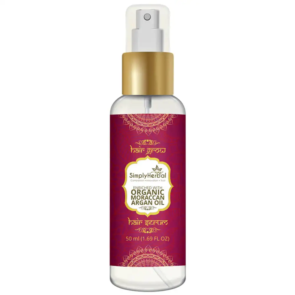 Simply Herbal Organic Moraccan Argan Oil,  50 ml  for All Hair Types