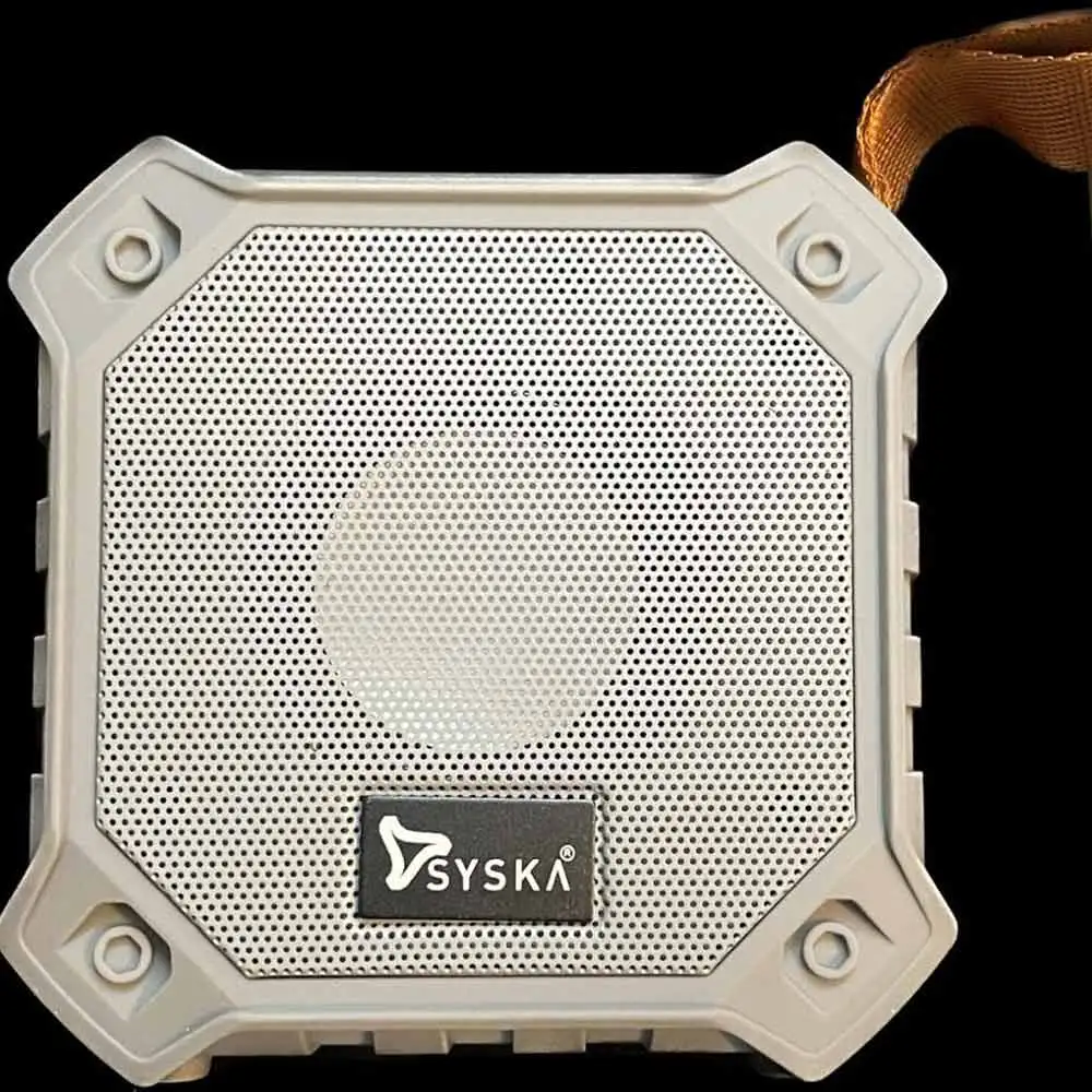 Syska BT4080X 5 Watt True Bass Bluetooth Speaker,  Grey