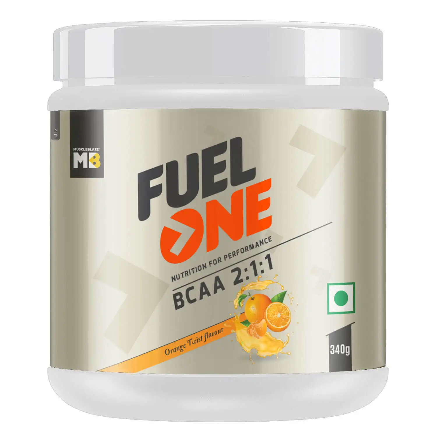 MB Fuel One BCAA 2:1:1,  0.75 lb  50 Servings  Orange Twist