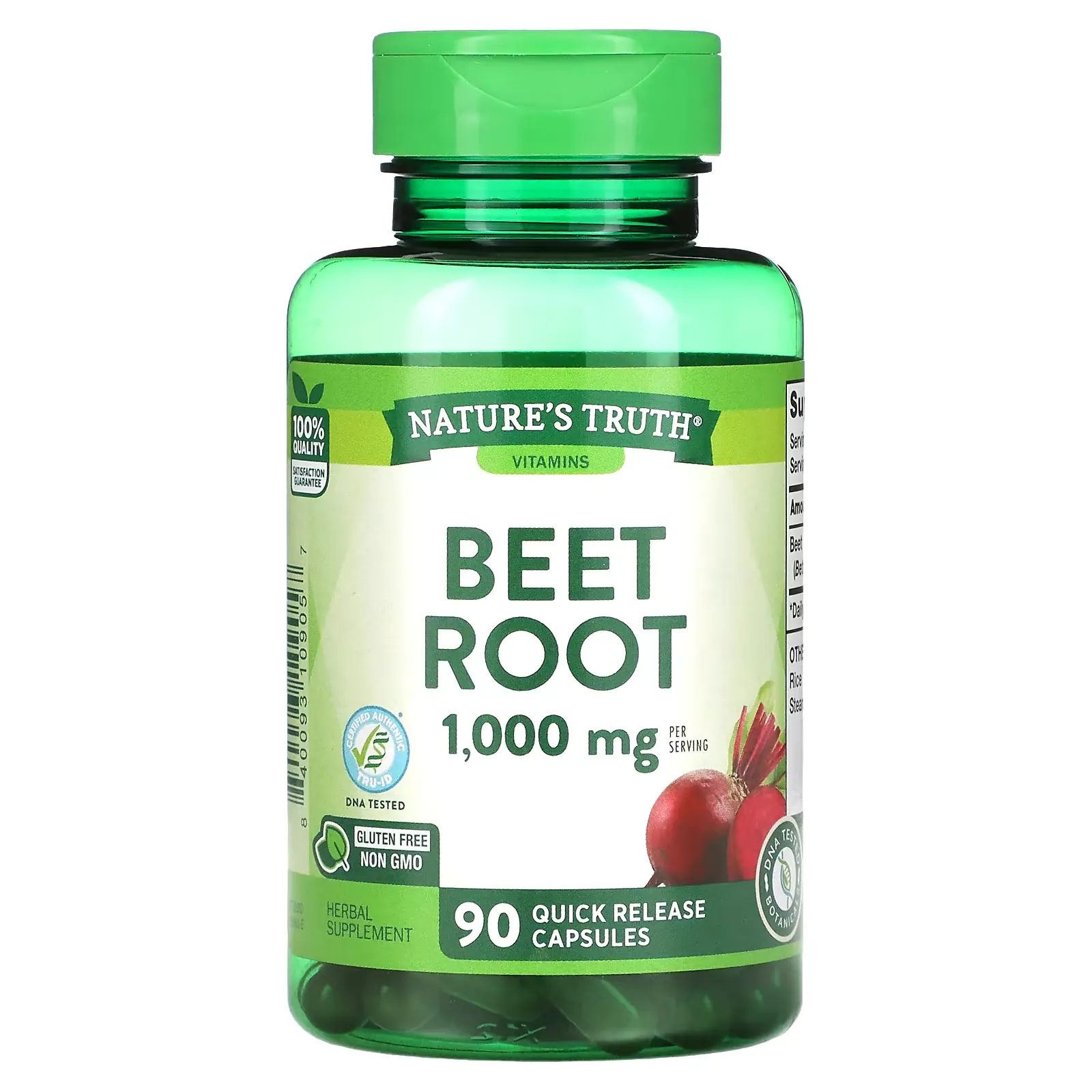 Beet Root, 500 mg, 90 Quick Release Capsules