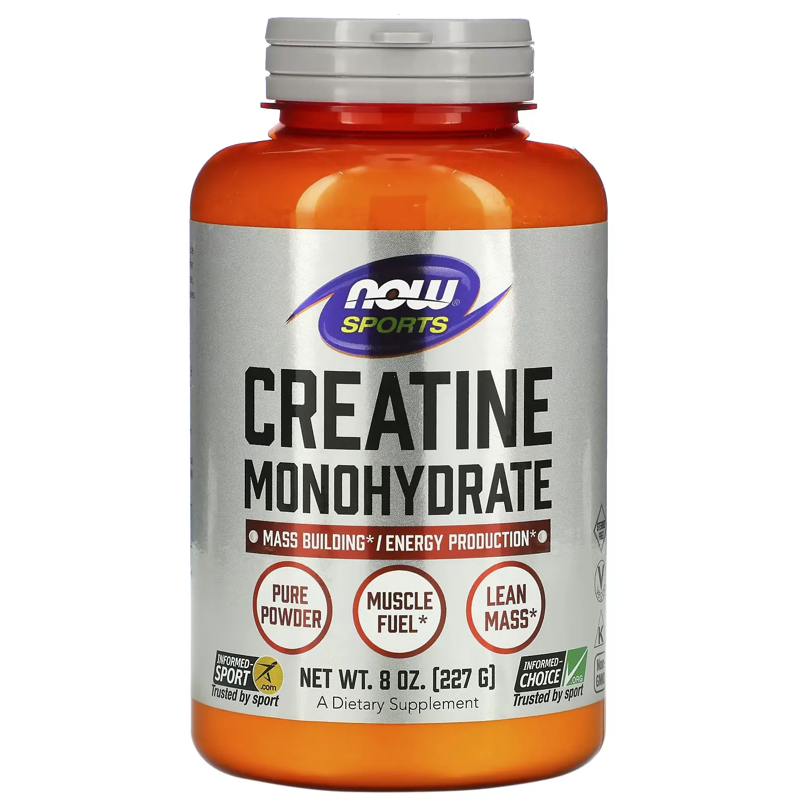 Sports, Creatine Monohydrate, Pure Powder, 8 oz (227 g)