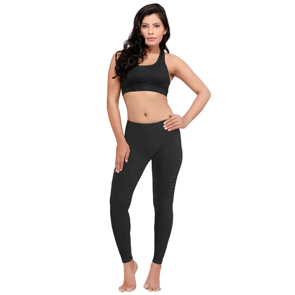 Swee Athletica Vital Seamless High Waist Bottom,  Black  Large