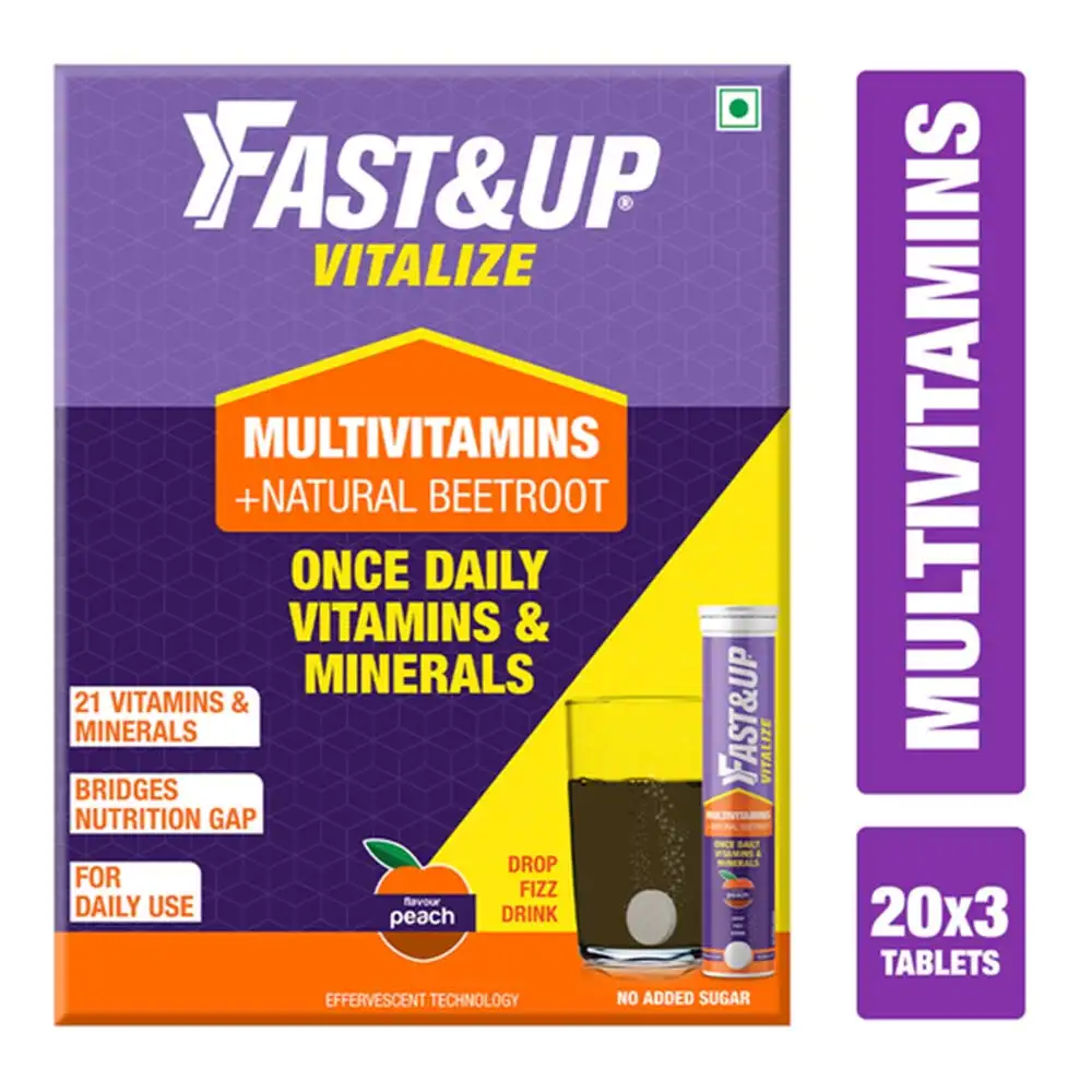 Fast & Up Vitalize,  60 tablet(s)  Peach