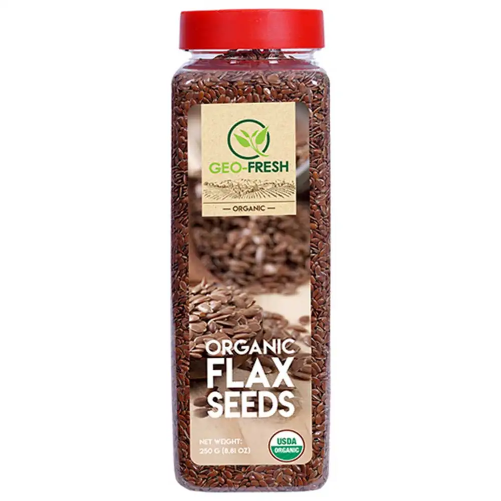 Geo Fresh Organic Flax Seeds,  Unflavoured  250 g