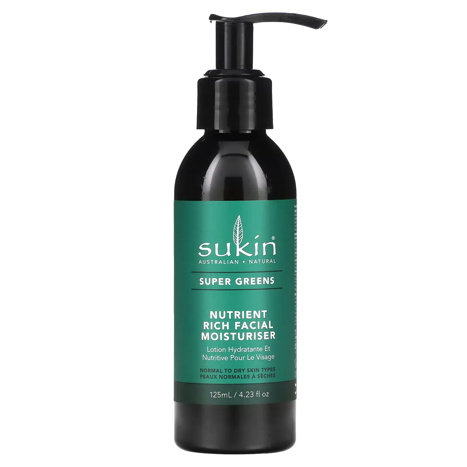 Super Greens, Nutrient Rich Facial Moisturiser, 4.23 fl oz (125 ml)