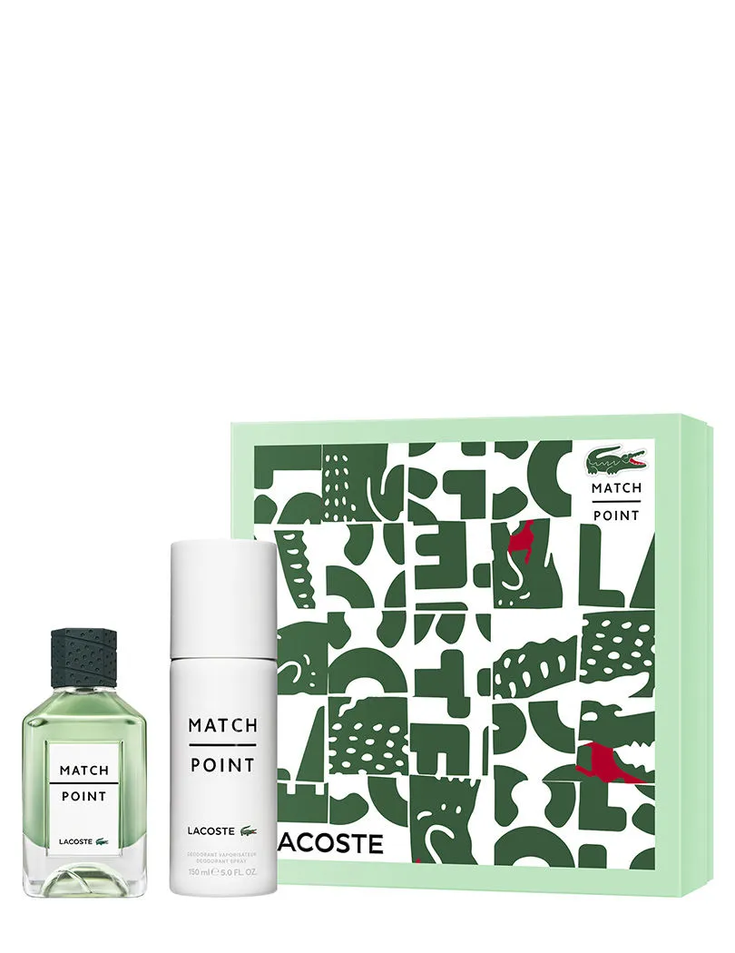 Lacoste Match Point Eau De Toilette And Deodorant Gift Set