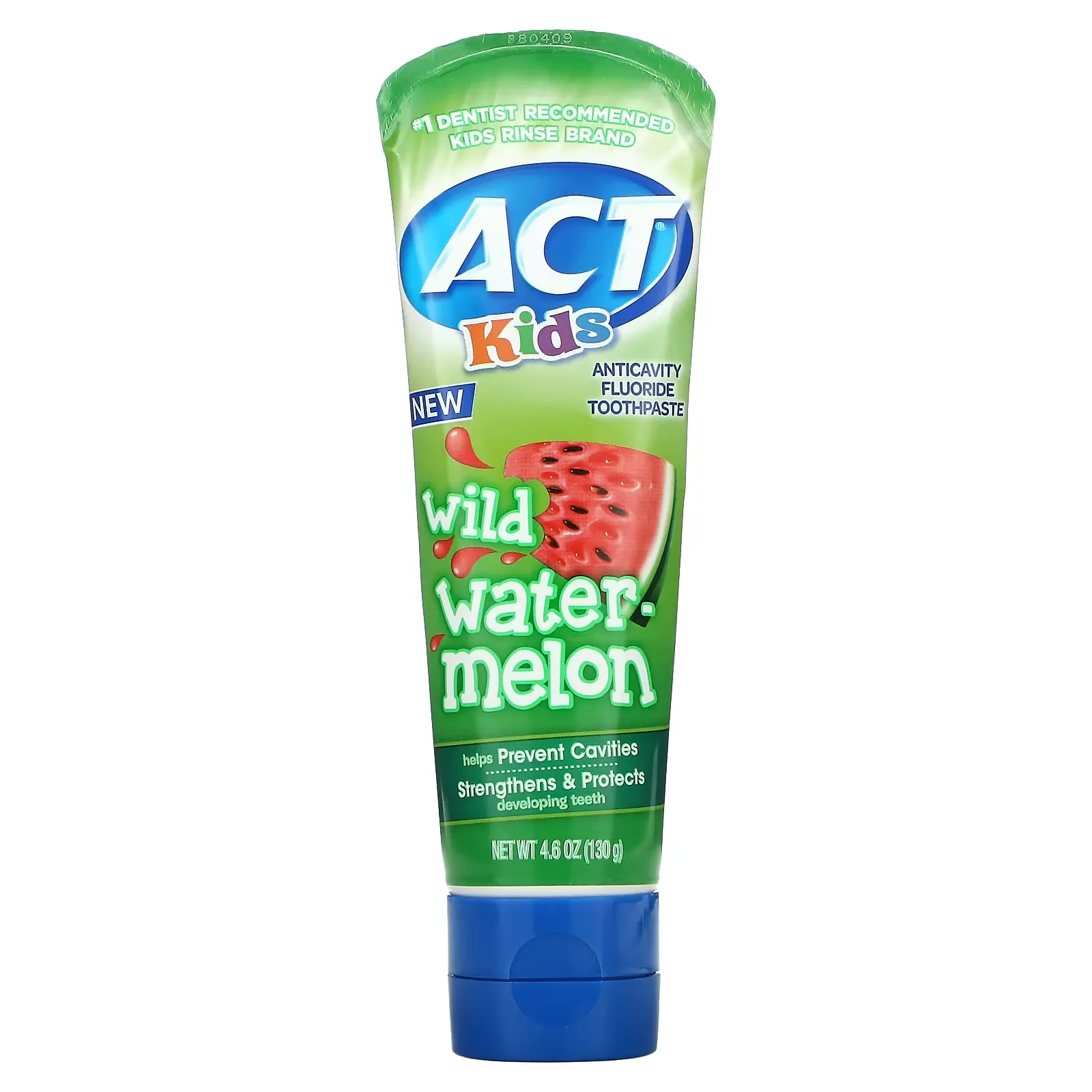 Kids, Anticavity Fluoride Toothpaste, Wild Watermelon, 4.6 oz (130 g)