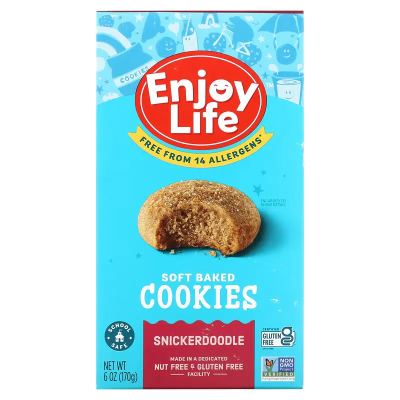 Soft Baked Cookies, Snickerdoodle,  6 oz (170 g)