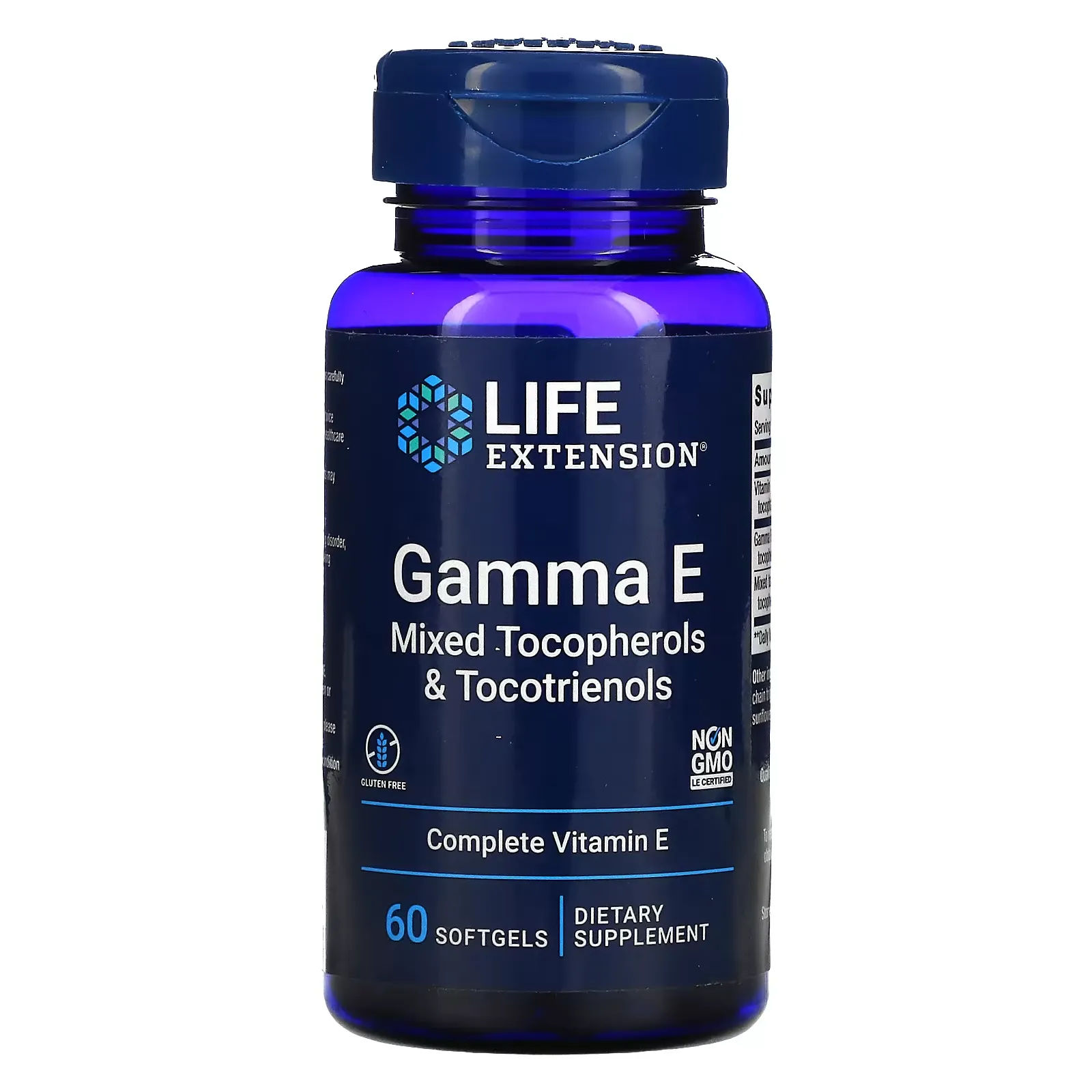 Gamma E, Mixed Tocopherols & Tocotrienols, 60 Softgels