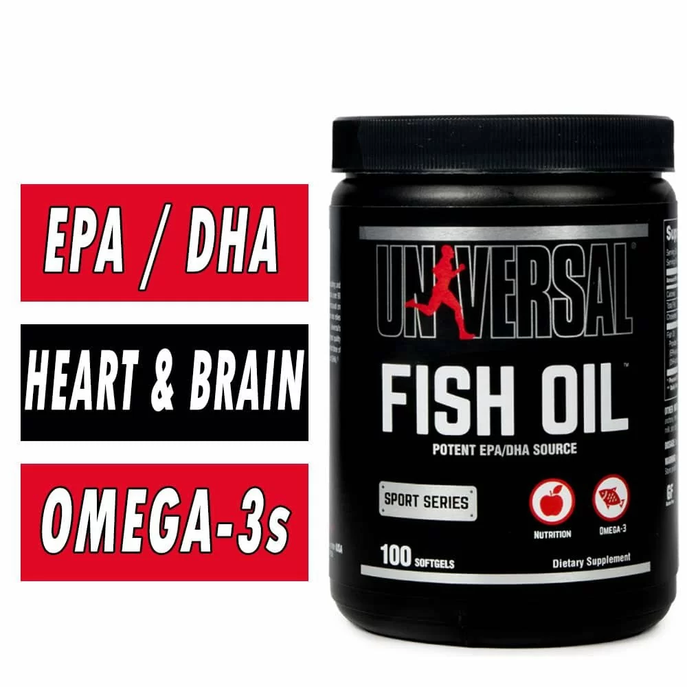 Universal Nutrition Fish Oil - 100 Softgels