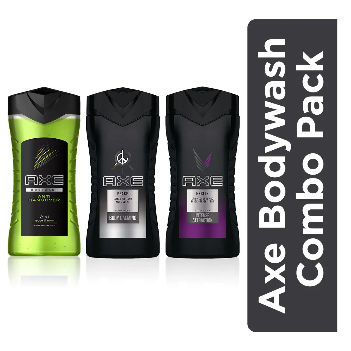 Axe Bodywash Combo - Anti-Hangover + Peace + Excite