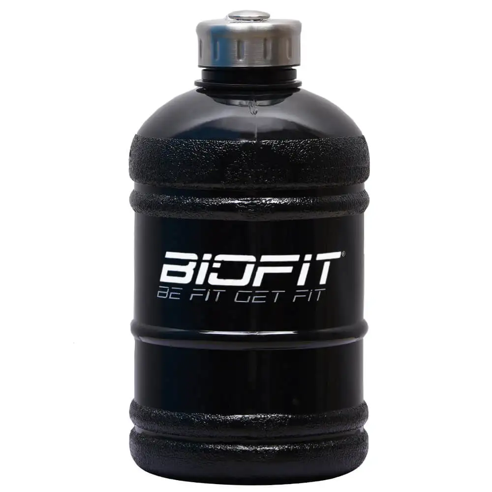 Biofit Gallon Water Bottle,  Black  1.3 L