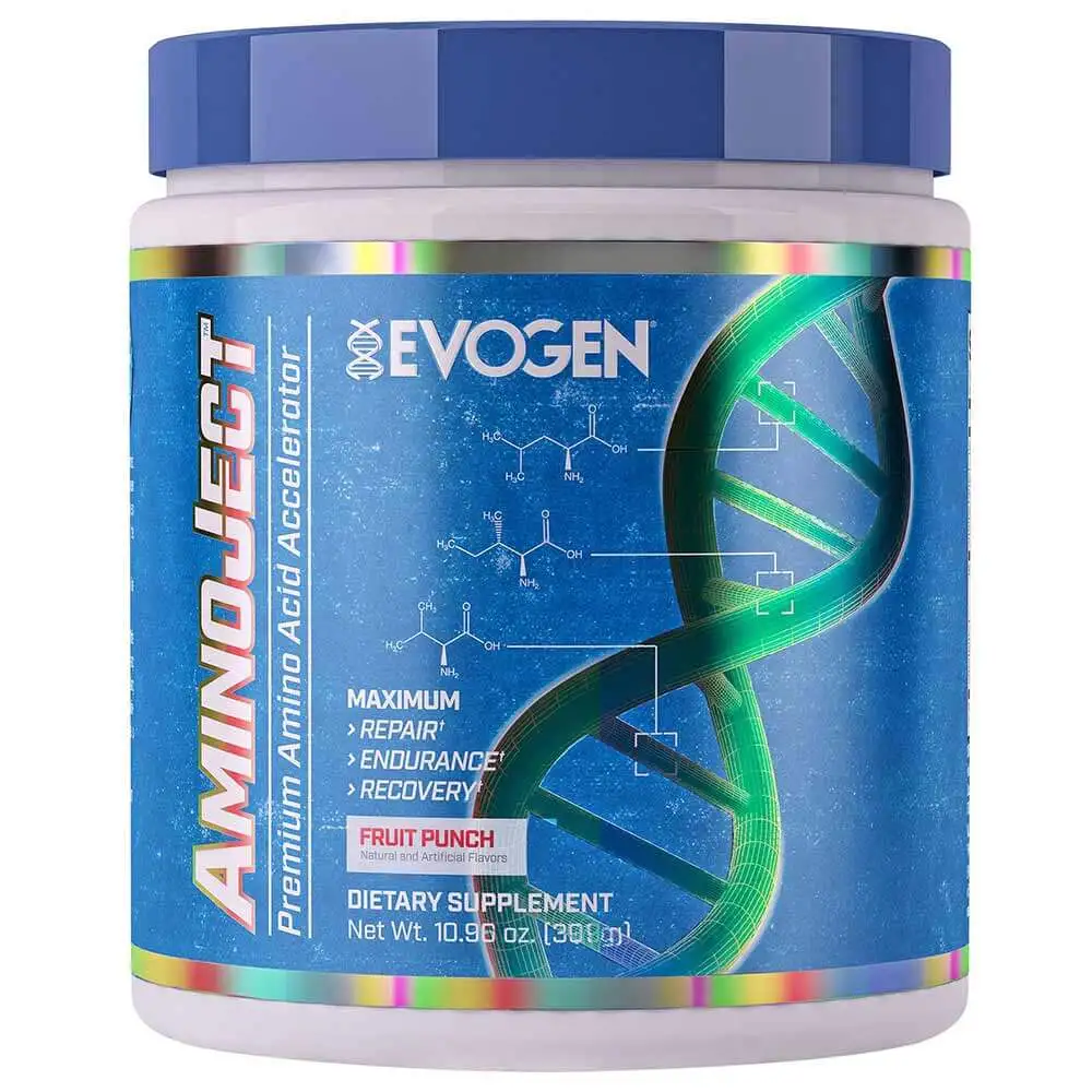 Evogen Aminoject BCAA,  0.68 lb  30 Servings  Fruit Punch