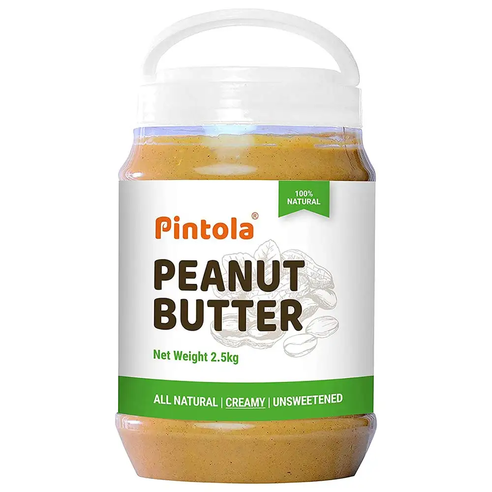 Pintola All Natural Peanut Butter,  2.5 kg  Creamy