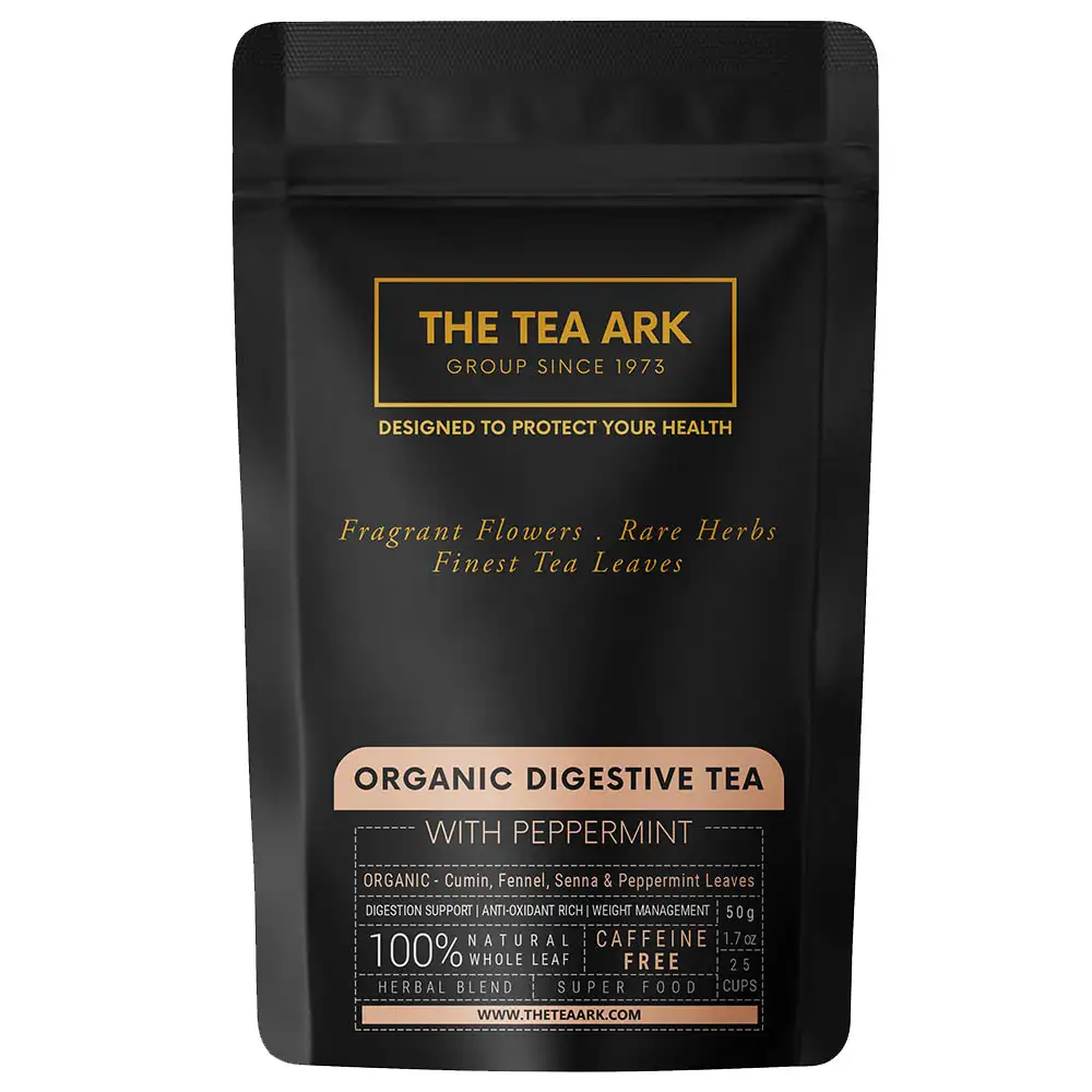 The Tea Ark Organic Digestive Tea,  Peppermint - Pouch  50 g