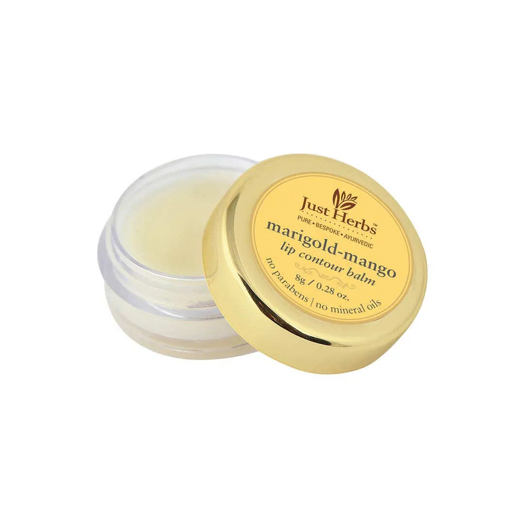 Jusr Herbs Mango Lip Balm with Mango & Marigold for Dry & Chapped lips