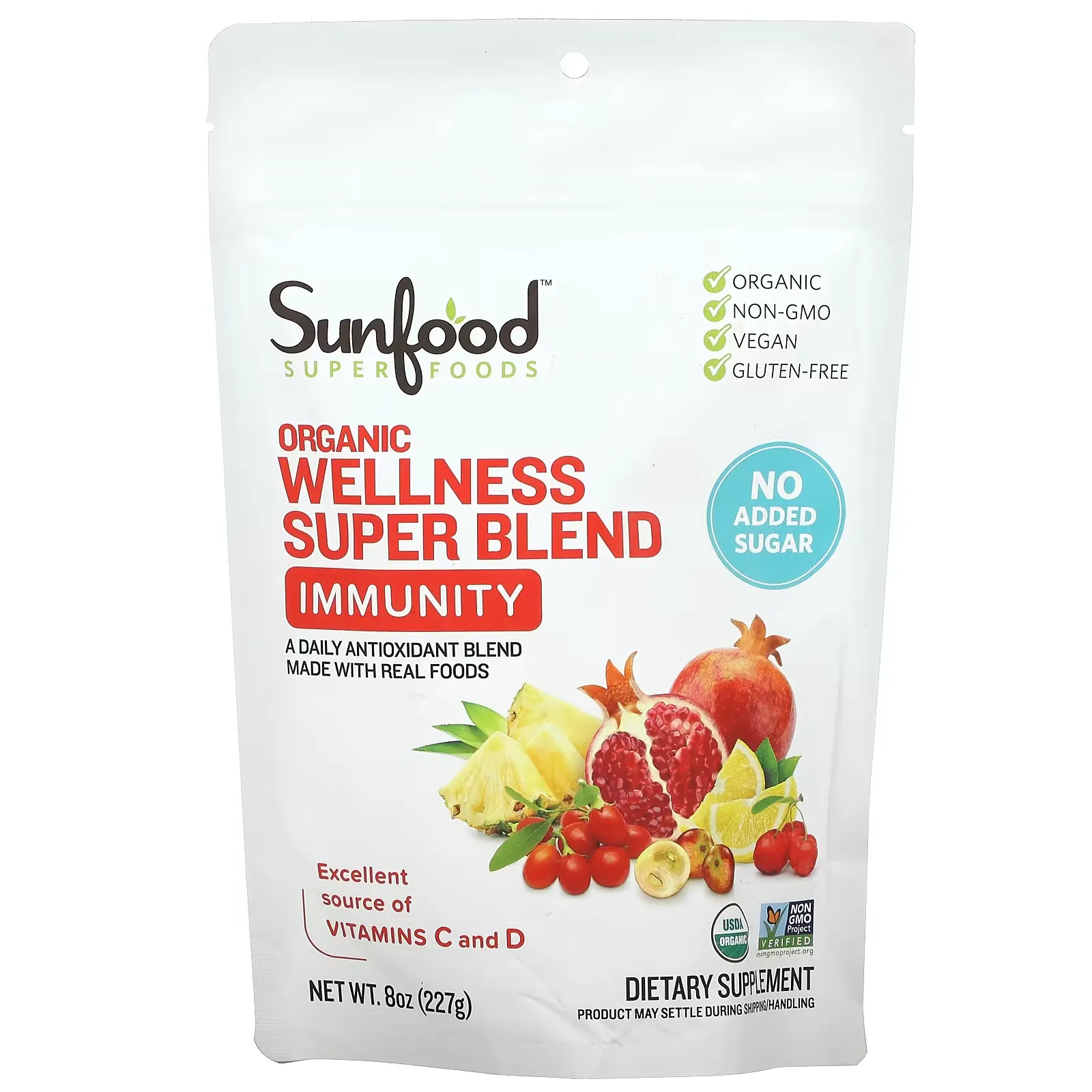 Organic Wellness Super Blend, Immunity, 8 oz (227 g)