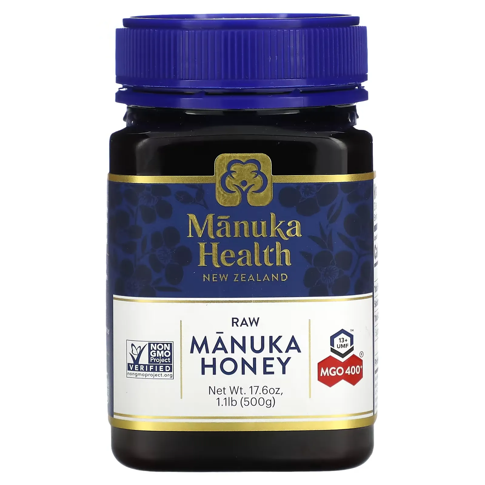 Raw Manuka Honey, MGO 400+, 1.1 lb (500 g)